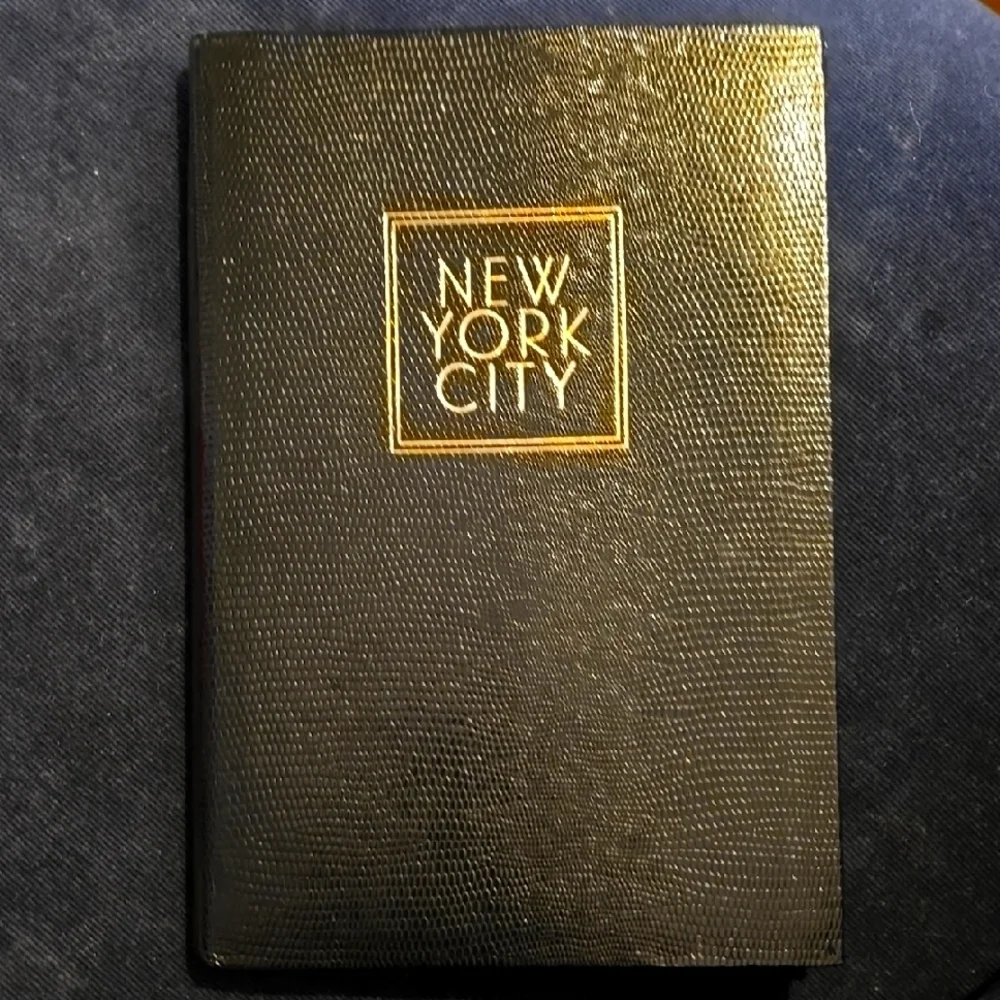 ❤️B2G1 FREE Black Leather Notebook, Sloane StationeryA5 NOTEBOOK, NEW YORK CITY